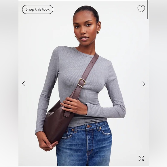 NWT Madewell essential curve shoulder bag - Picture 2 of 4